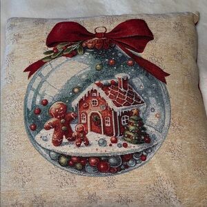 Caldeira Crosstitch Christmas stitched pillows Viral Vintage 🎅🏻